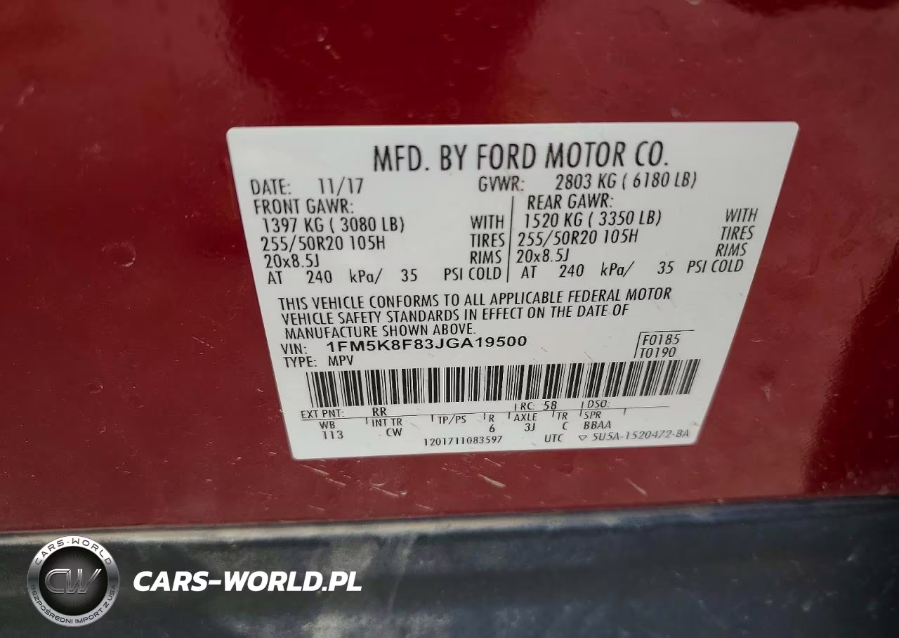 2018 Ford Explorer Limited VIN:1FM5K8F83JGA19500 - 13