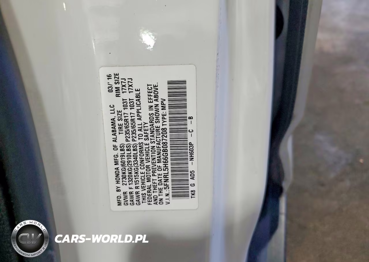 2016 Honda Odyssey Exl VIN:5FNRL5H66GB087208 - 13