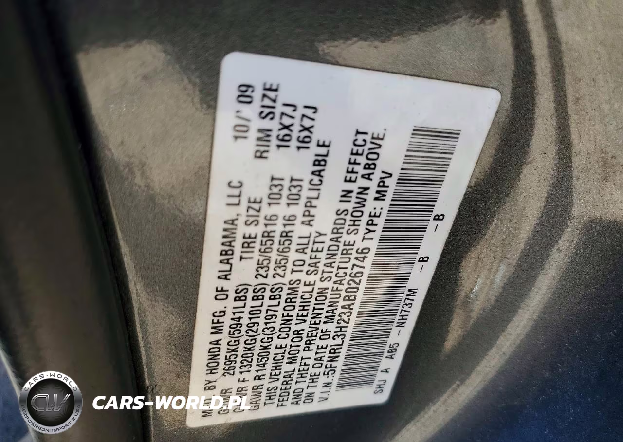 2010 Honda Odyssey Lx VIN:5FNRL3H23AB026746 - 13