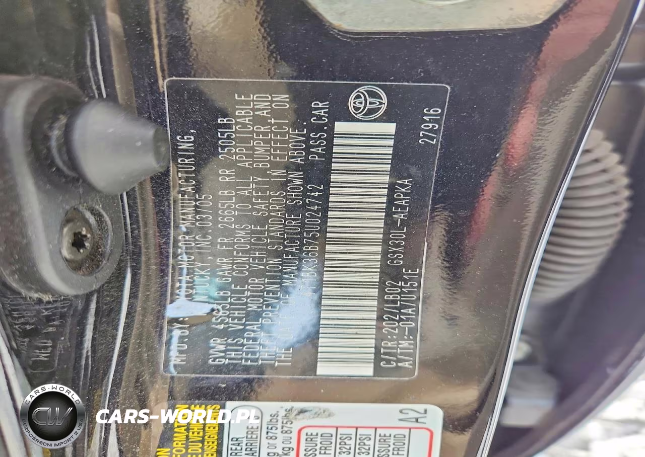 2005 Toyota Avalon Limited VIN:4T1BK36B75U024742 - 12