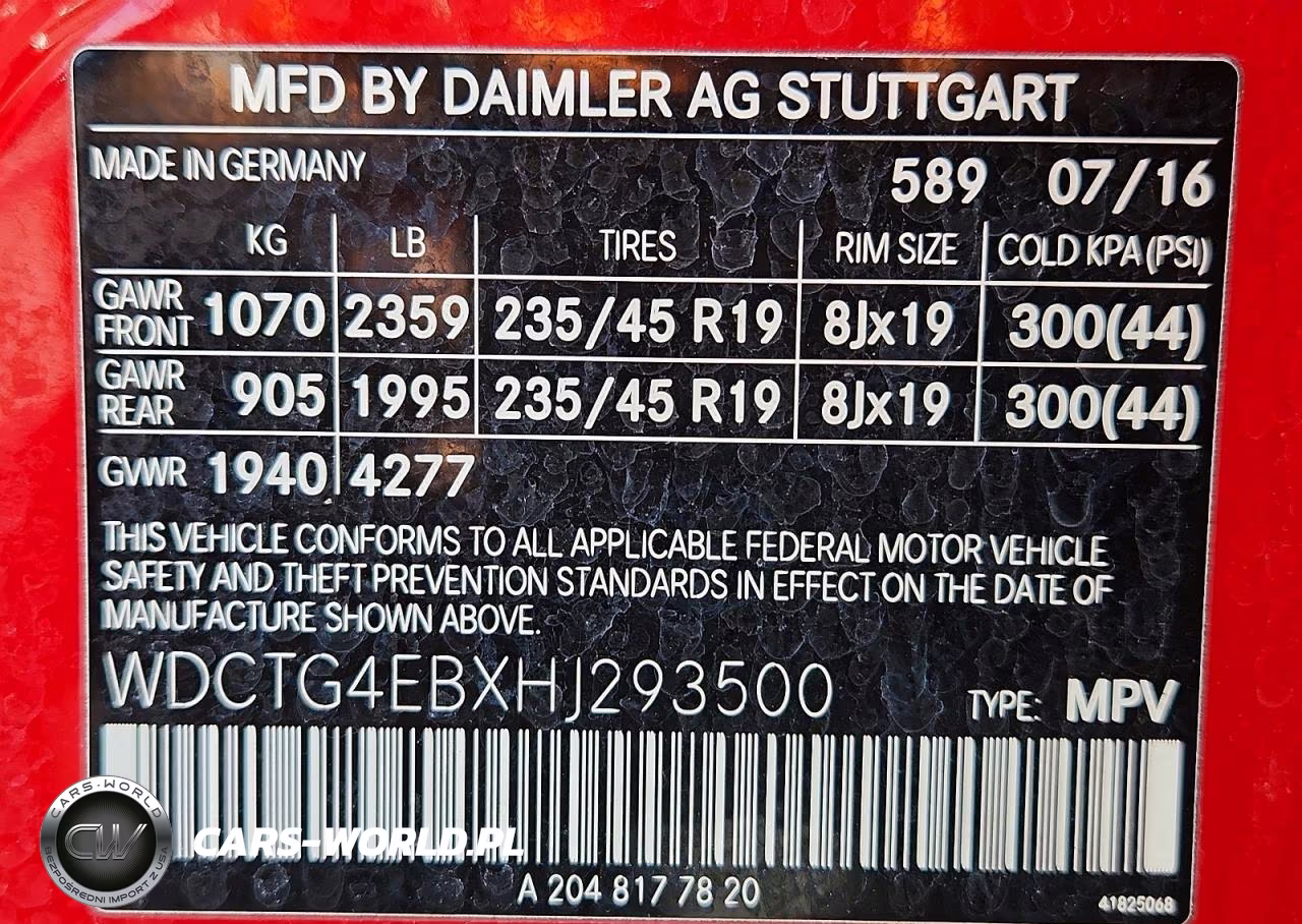 2017 Mercedes-Benz Gla 250 VIN:WDCTG4EBXHJ293500 - 12