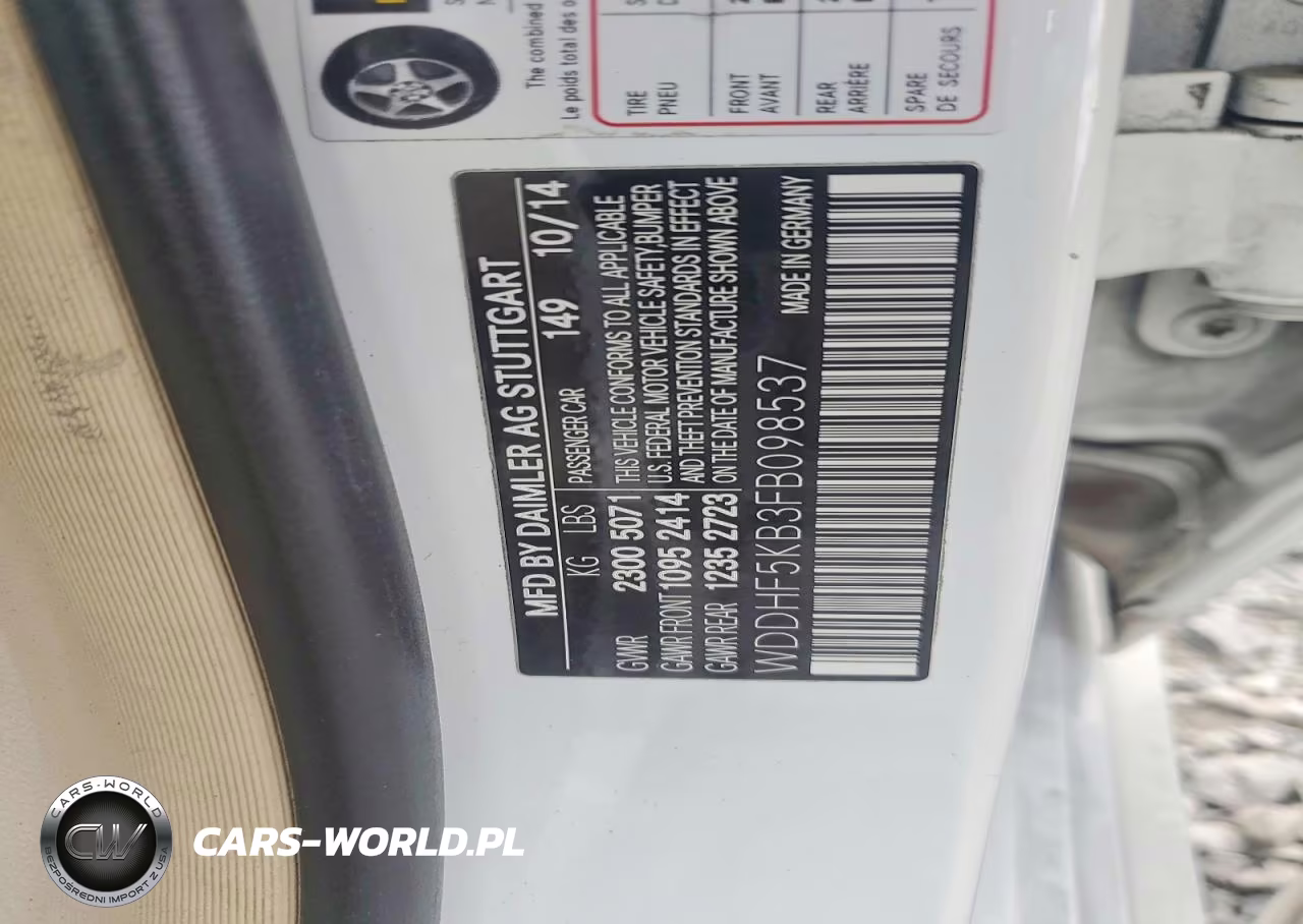 2015 Mercedes-Benz E 350 VIN:WDDHF5KB3FB098537 - 12