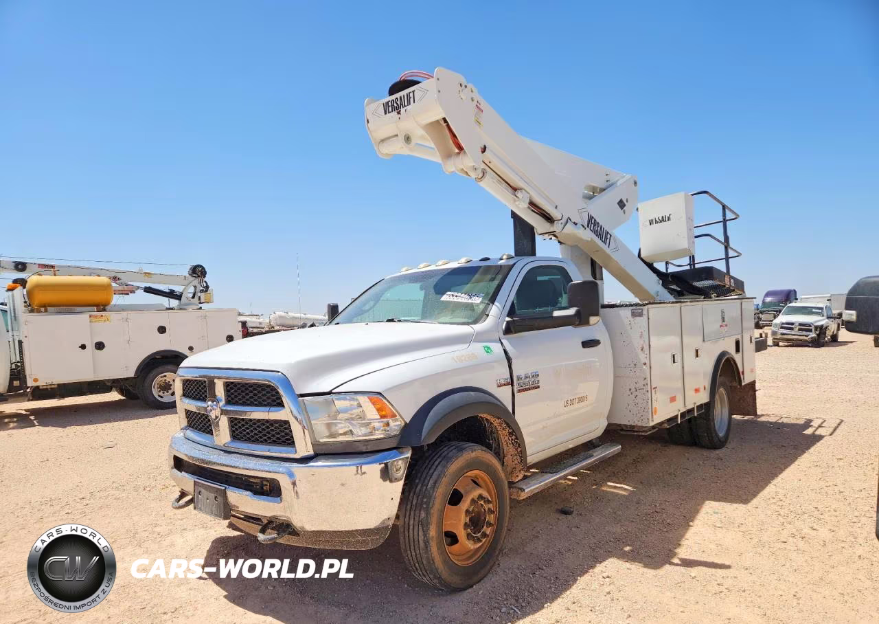 2018 Ram 5500 Cable Placer Bucket Truck
