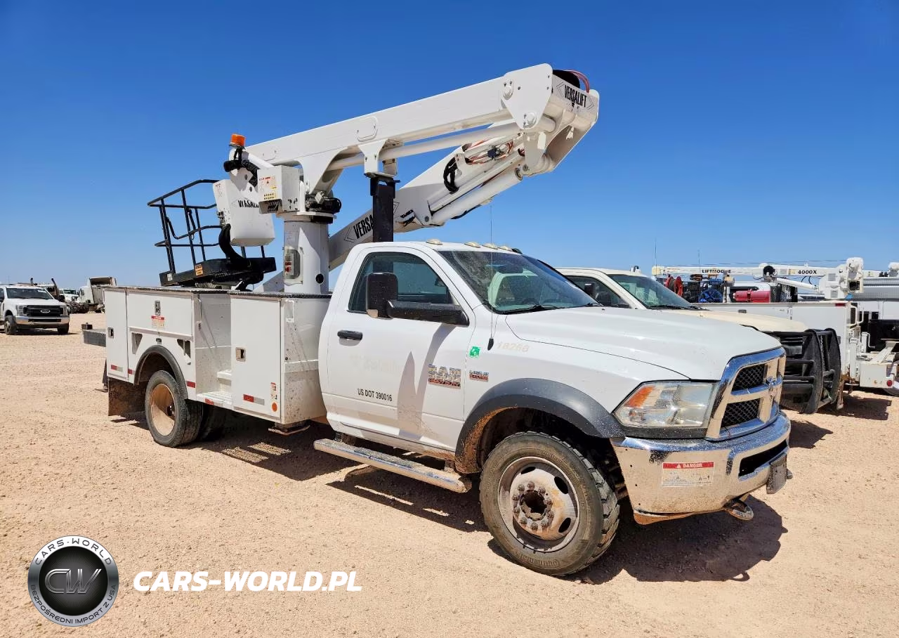 2018 Ram 5500 Cable Placer Bucket Truck VIN:3C7WRNBJ3JG243871 - 4