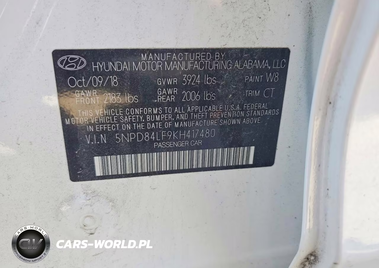 2019 Hyundai Elantra Sel VIN:5NPD84LF9KH417480 - 12