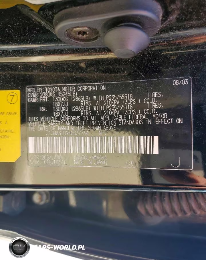 2004 Lexus Rx 330 VIN:JTJHA31U940037764 - 14