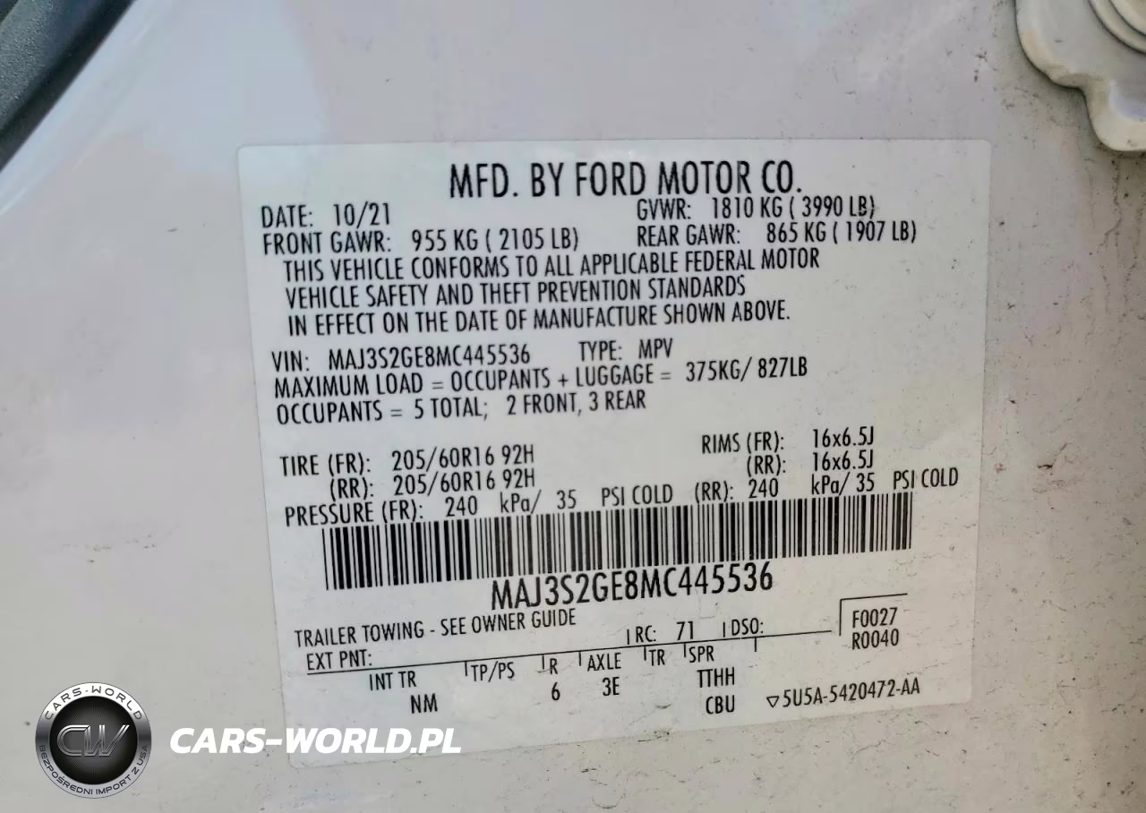 2021 Ford Ecosport Se VIN:MAJ3S2GE8MC445536 - 13