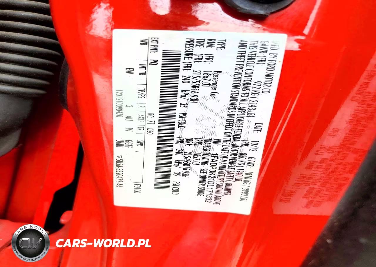 2013 Ford Focus Se VIN:1FADP3K21DL171332 - 12