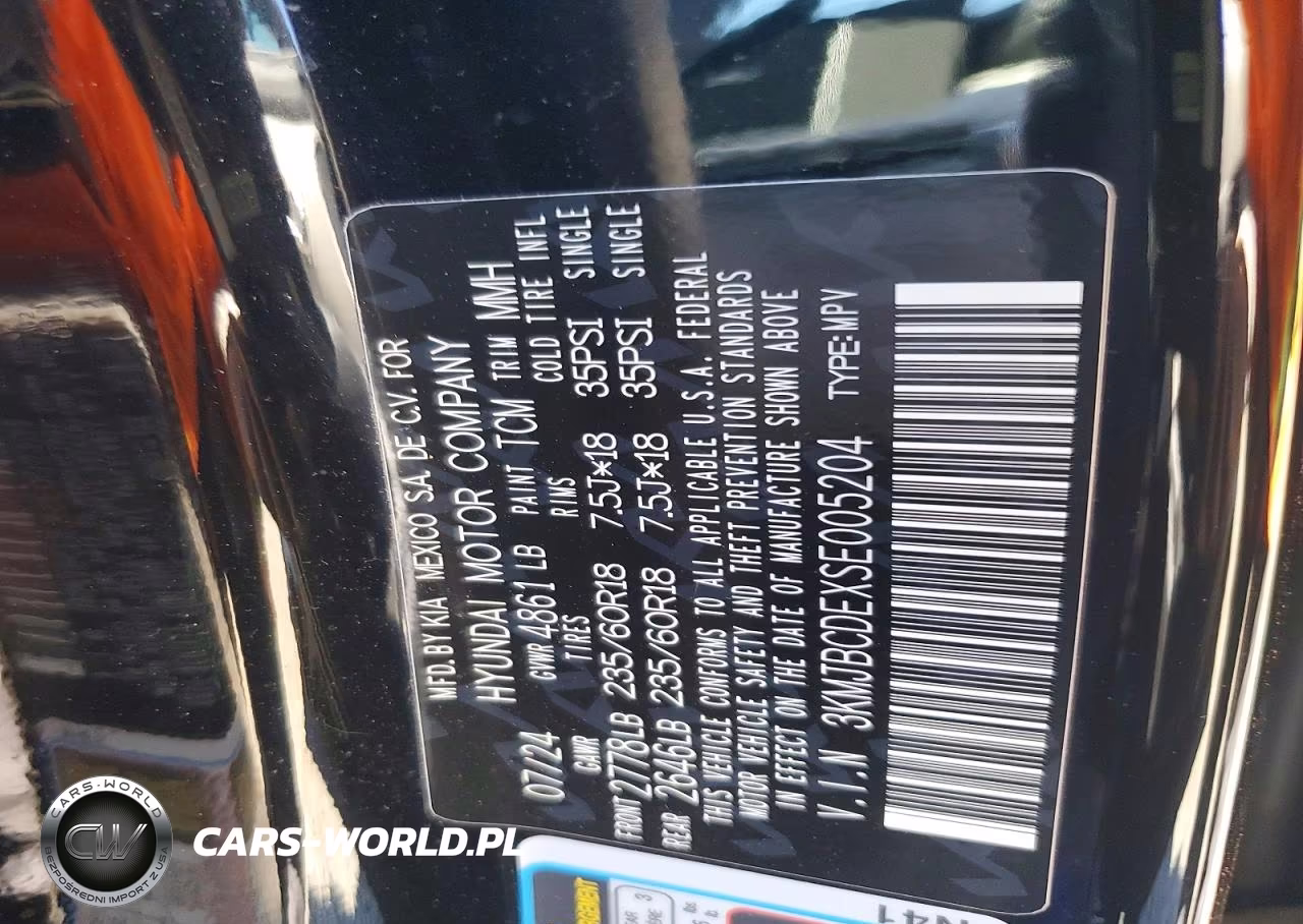 2025 Hyundai Tucson Sel VIN:3KMJBCDEXSE005204 - 13