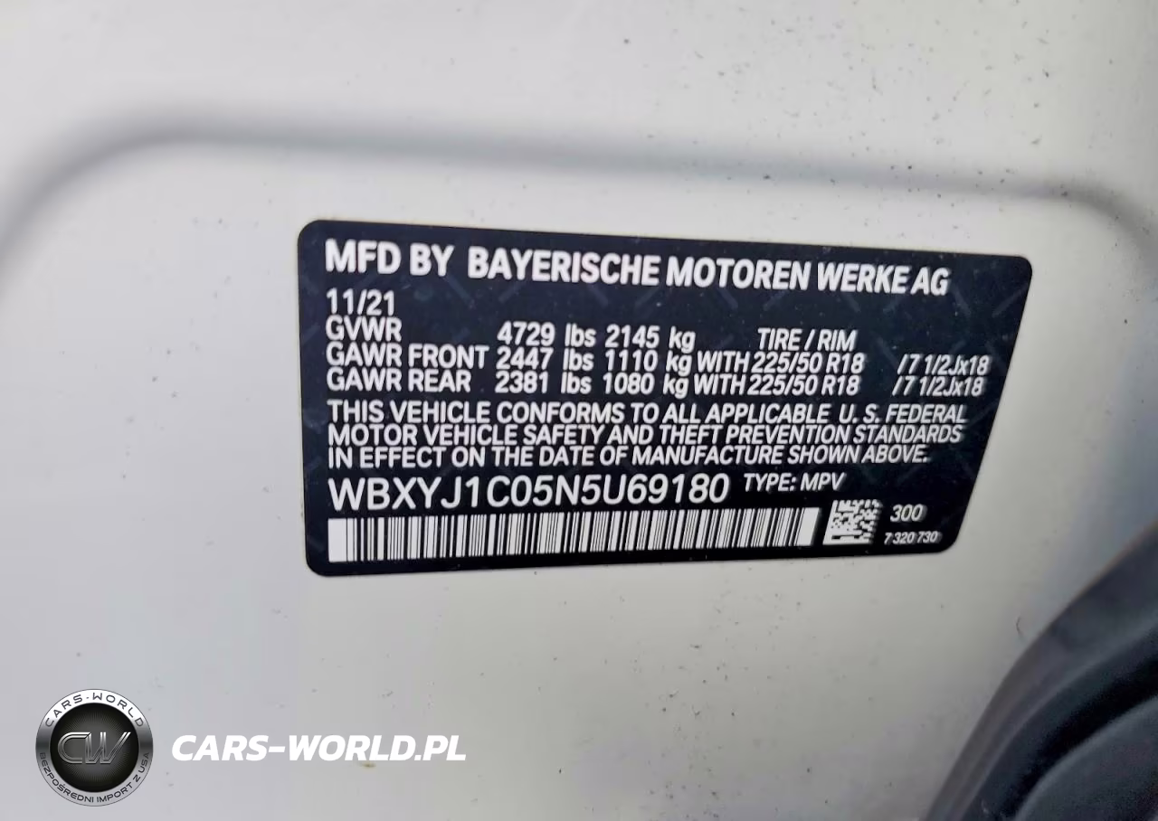 2022 BMW X2 xDrive28I VIN:WBXYJ1C05N5U69180 - 13