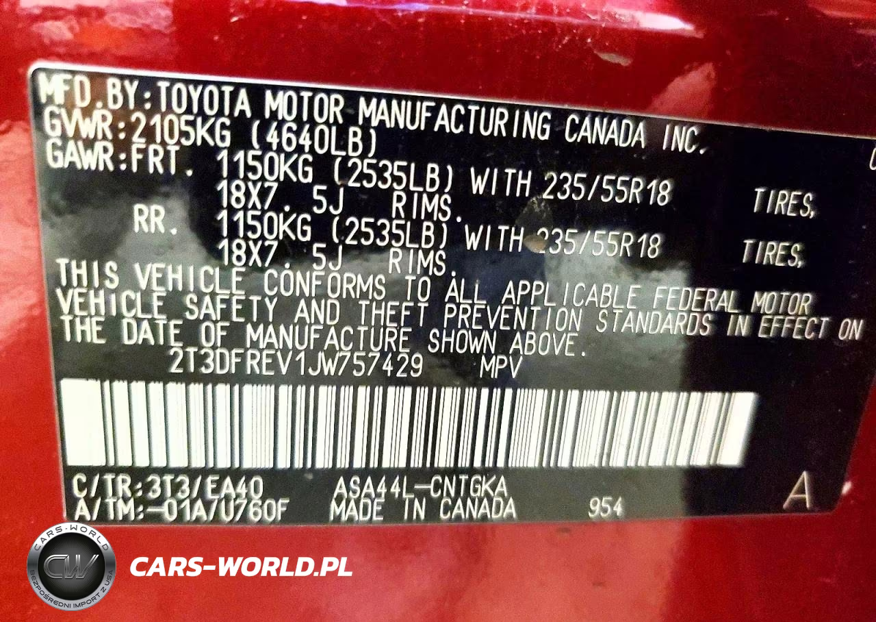 2018 Toyota Rav4 Limited VIN:2T3DFREV1JW757429 - 13