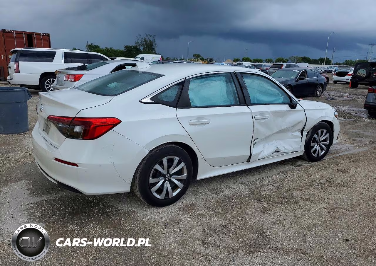 2022 Honda Civic Lx VIN:2HGFE2F25NH563338 - 3
