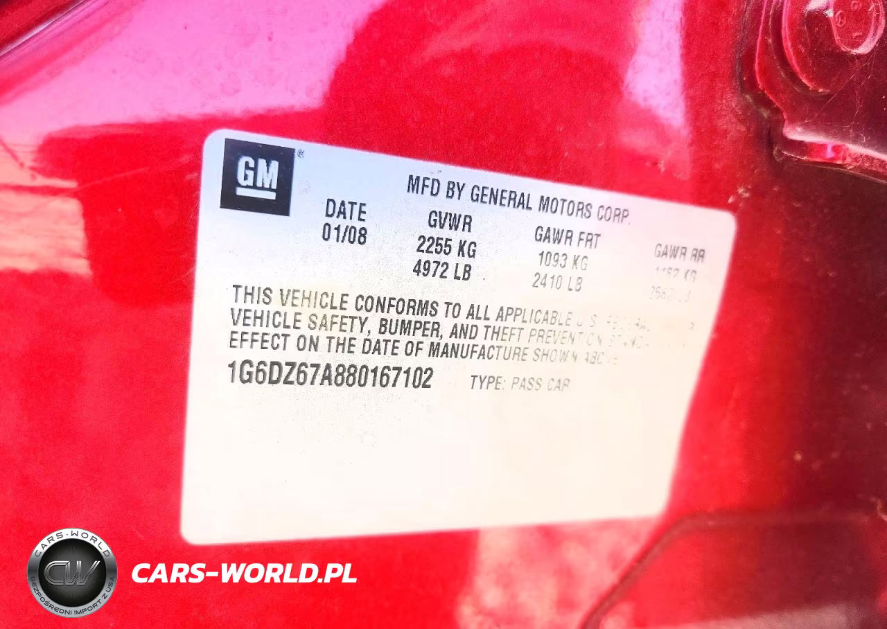 2008 Cadillac Sts VIN:1G6DZ67A880167102 - 12