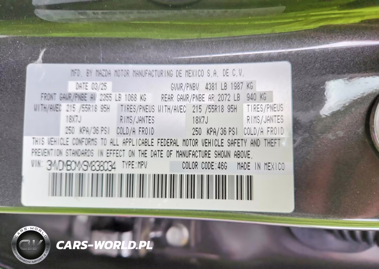 2025 Mazda Cx-30 Preferred VIN:3MVDMBCMXSM838034 - 13