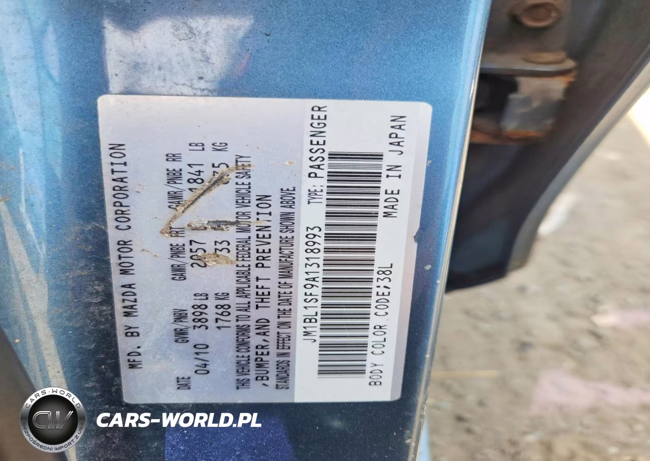 2010 Mazda 3 I VIN:JM1BL1SF9A1318993 - 12