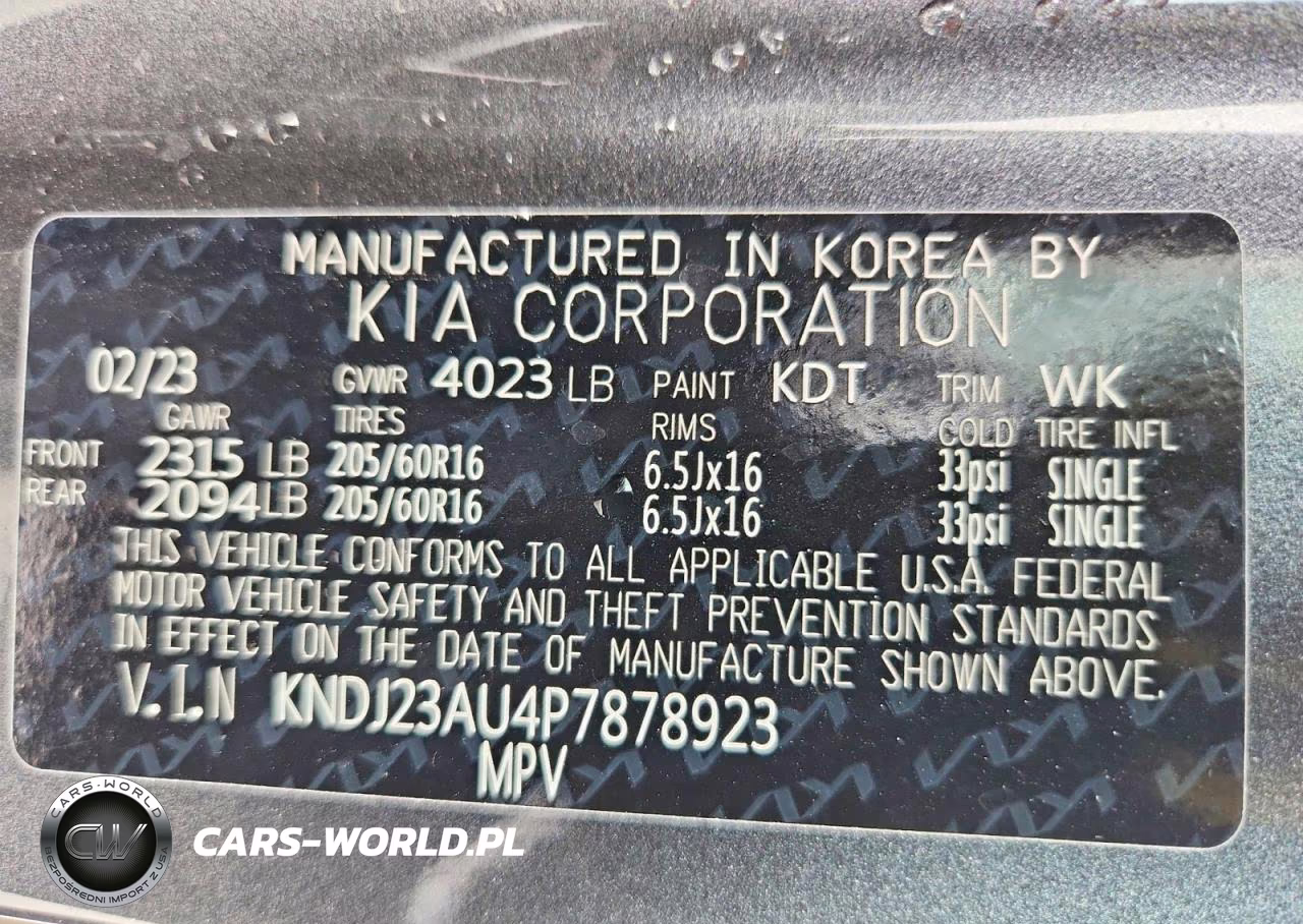 2023 Kia Soul Lx VIN:KNDJ23AU4P7878923 - 13
