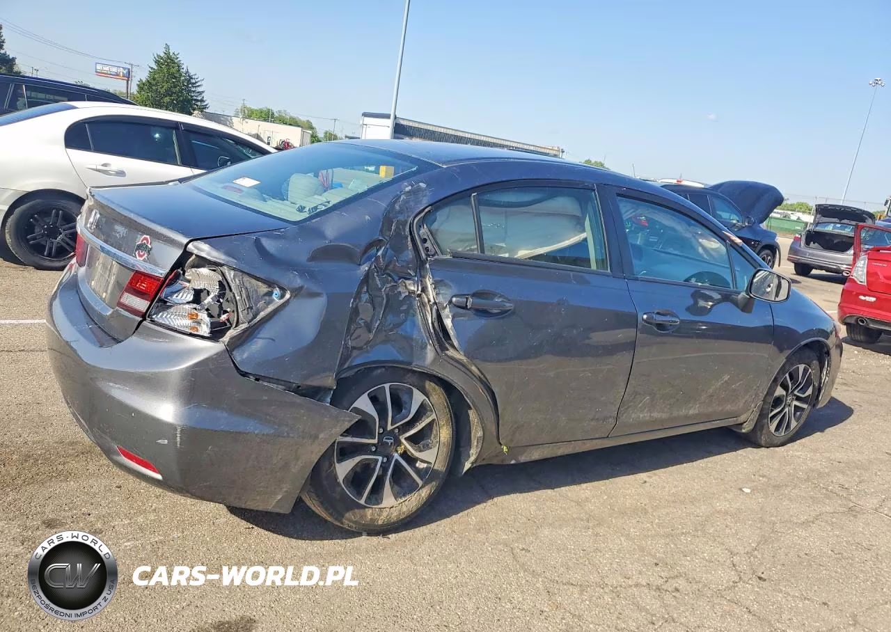 2013 Honda Civic Exl VIN:19XFB2F97DE083963 - 3