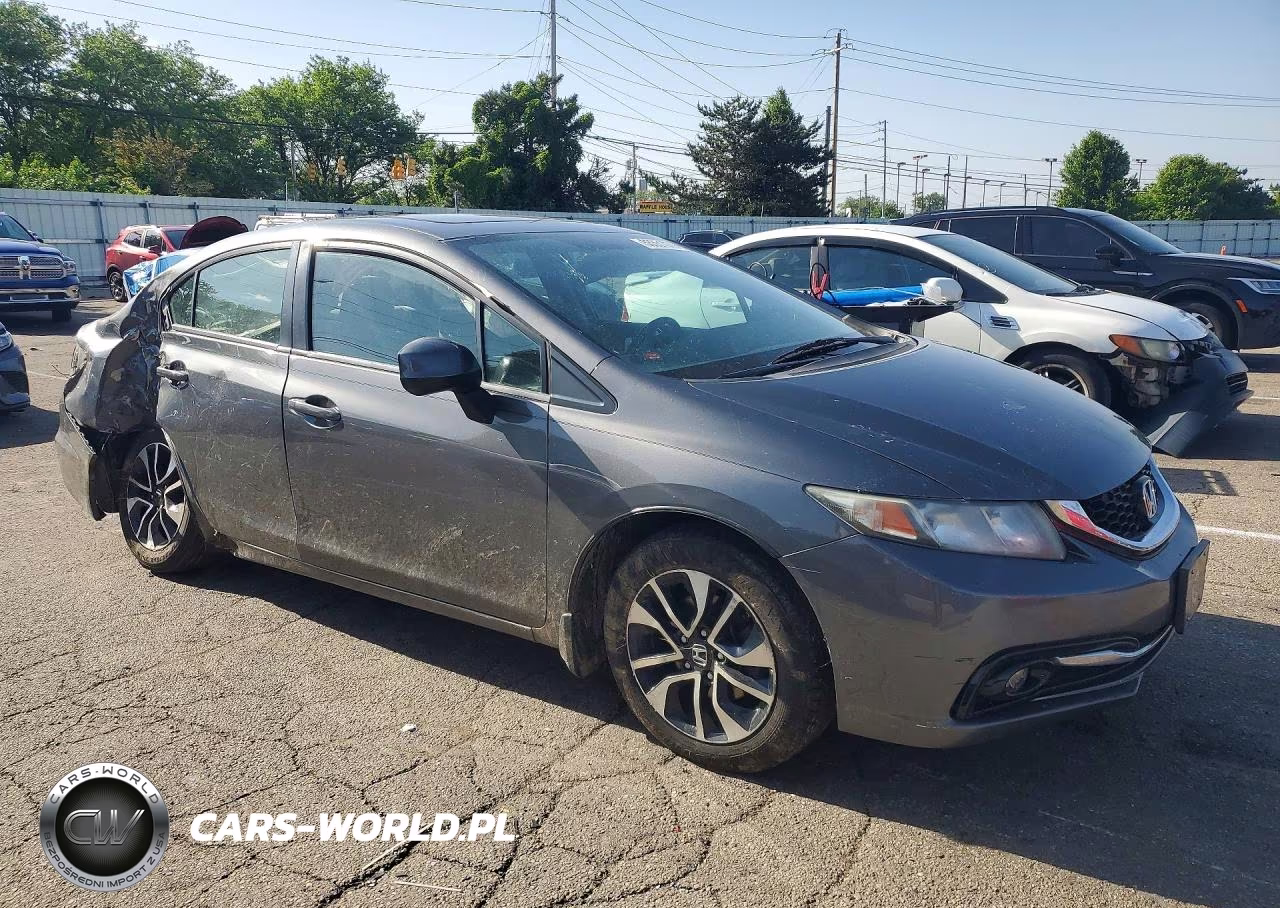 2013 Honda Civic Exl VIN:19XFB2F97DE083963 - 4