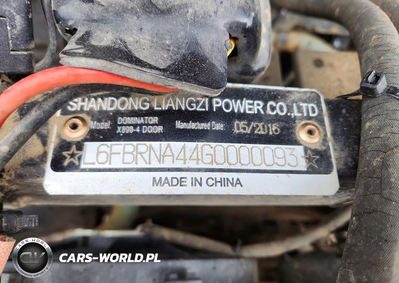 2017 Shandong Dominator X800 VIN:L6FBRNA44G0000093 - 10