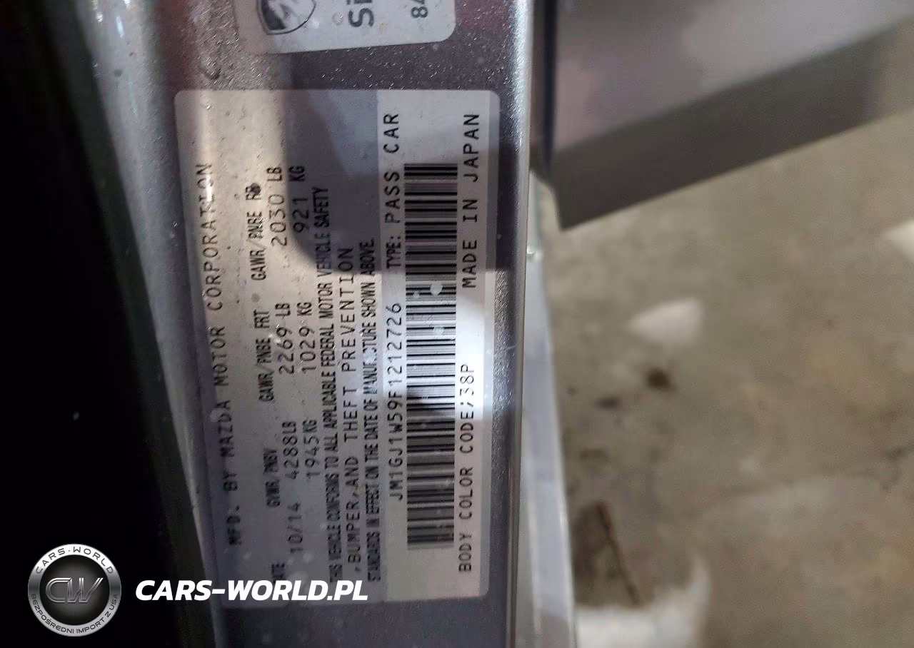 2015 Mazda 6 Grand Touring VIN:JM1GJ1W59F1212726 - 12