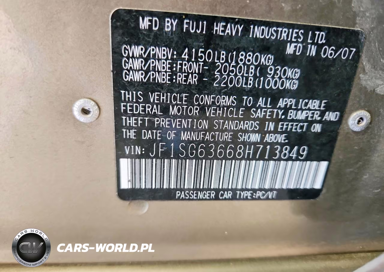 2008 Subaru Forester 2.5X VIN:JF1SG63668H713849 - 13