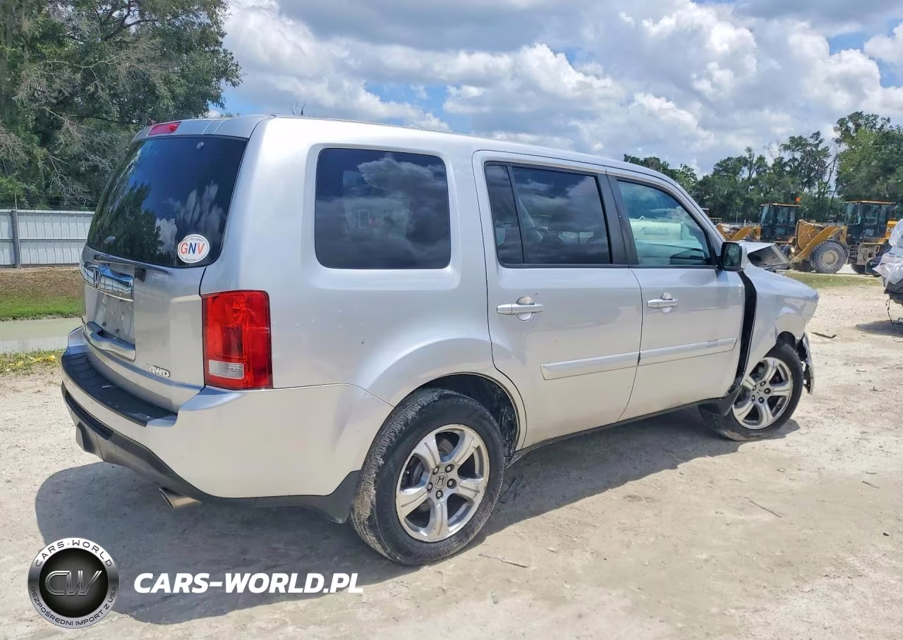 2014 Honda Pilot Exl VIN:5FNYF4H55EB022612 - 3