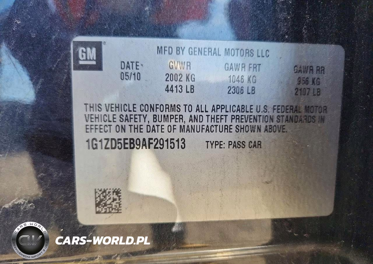 2010 Chevrolet Malibu 2Lt VIN:1G1ZD5EB9AF291513 - 12