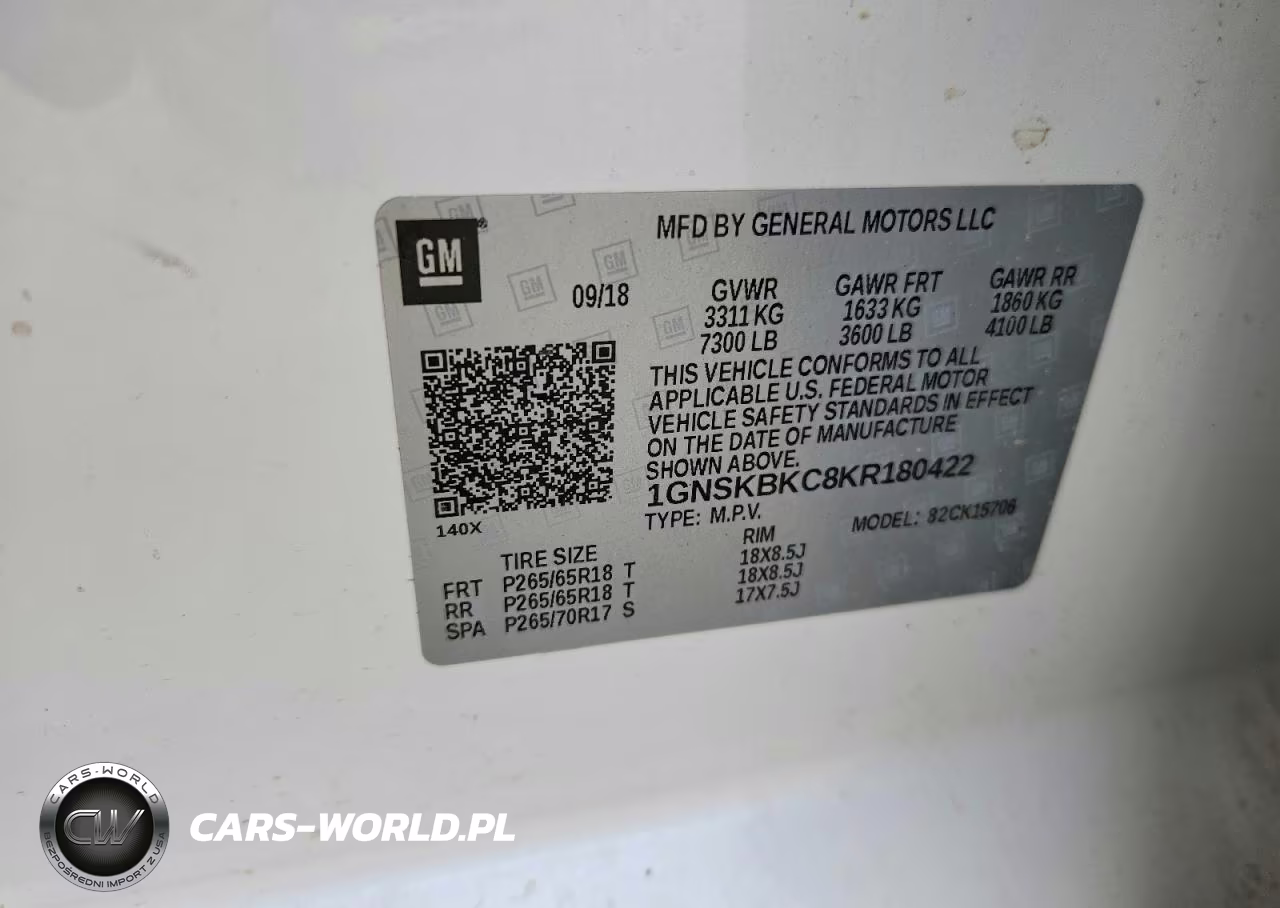 2019 Chevrolet Tahoe K1500 Lt VIN:1GNSKBKC8KR180422 - 13
