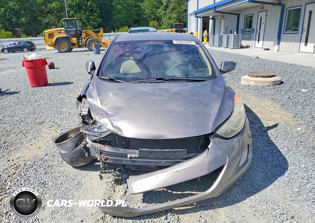 2012 Hyundai Elantra Gls VIN:5NPDH4AEXCH066266 - 5
