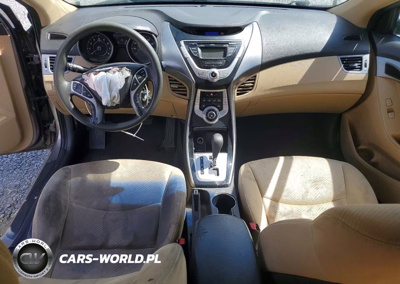 2012 Hyundai Elantra Gls VIN:5NPDH4AEXCH066266 - 8