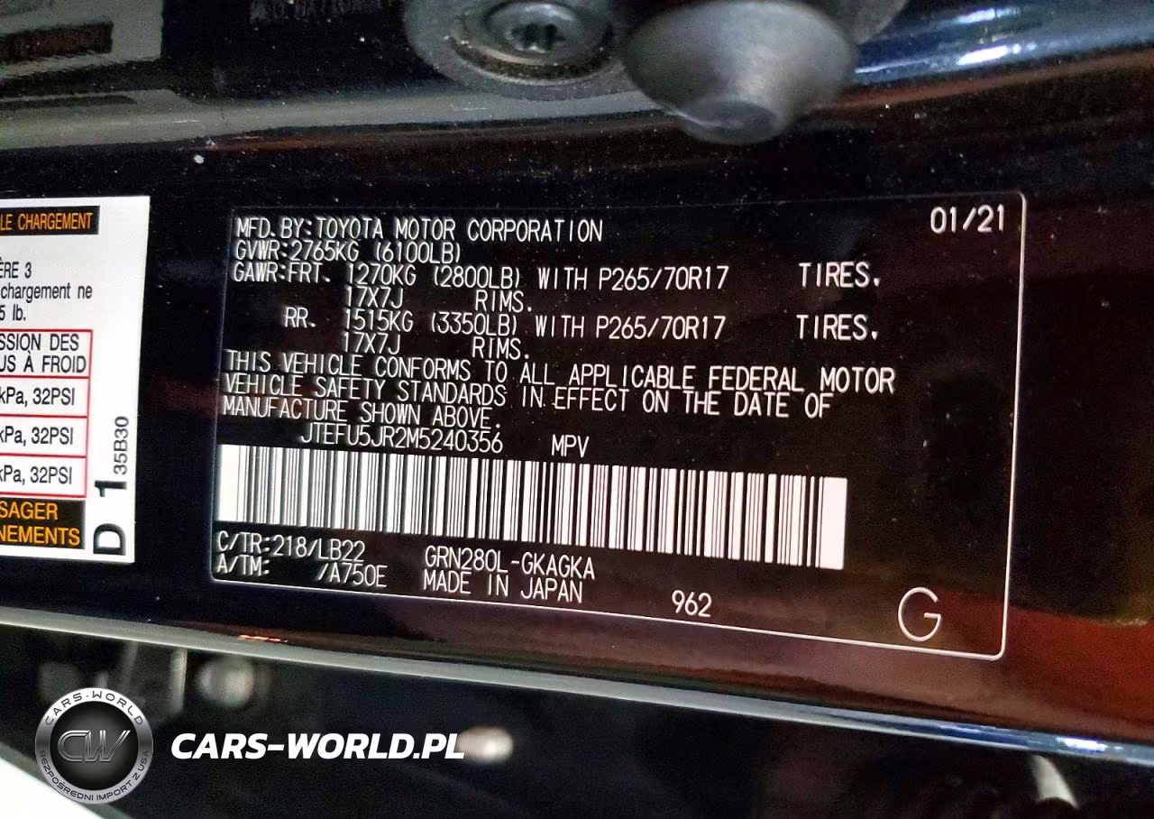 2021 Toyota 4Runner Sr5 Premium VIN:JTEFU5JR2M5240356 - 14