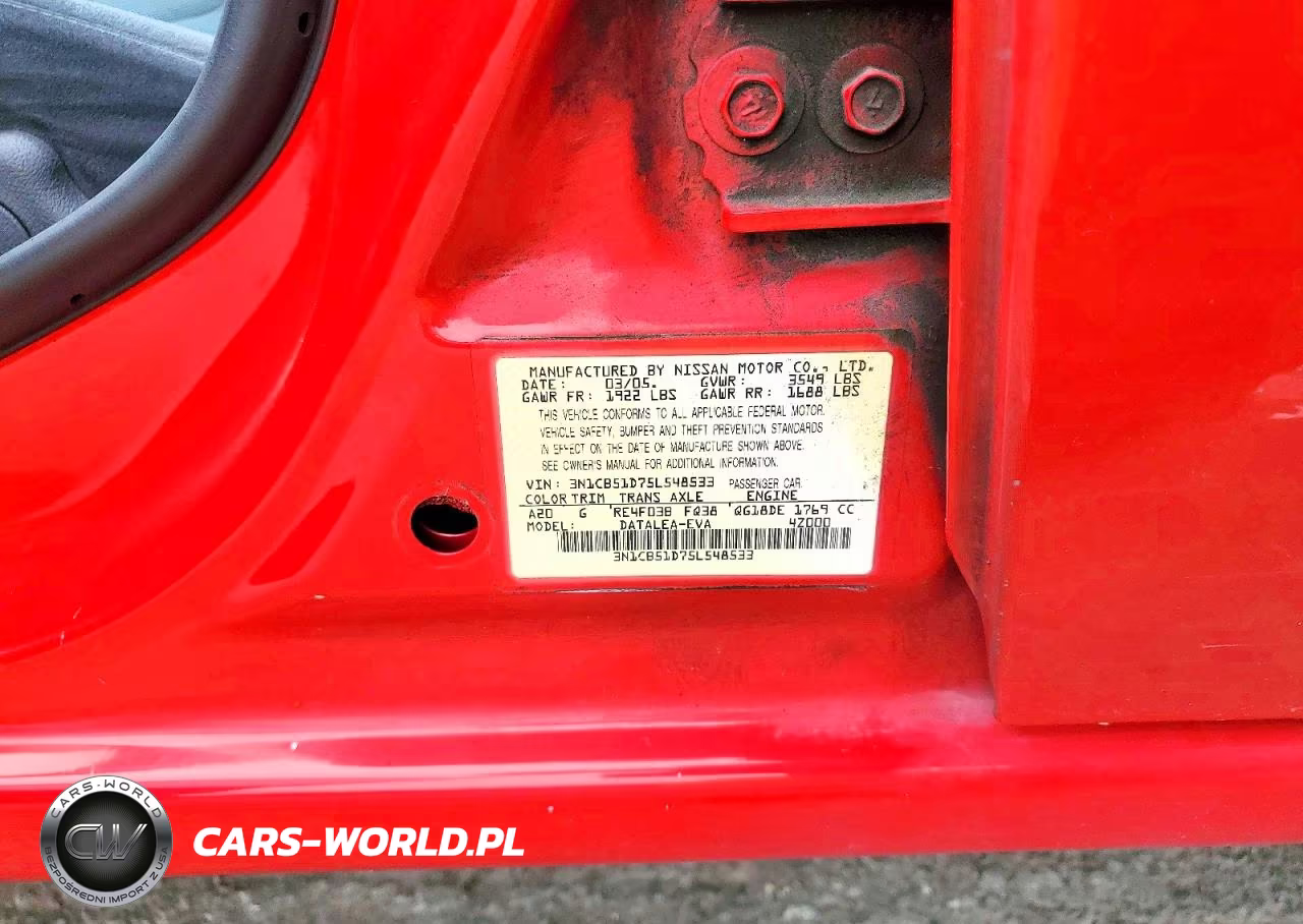 2005 Nissan Sentra 1.8 VIN:3N1CB51D75L548533 - 12