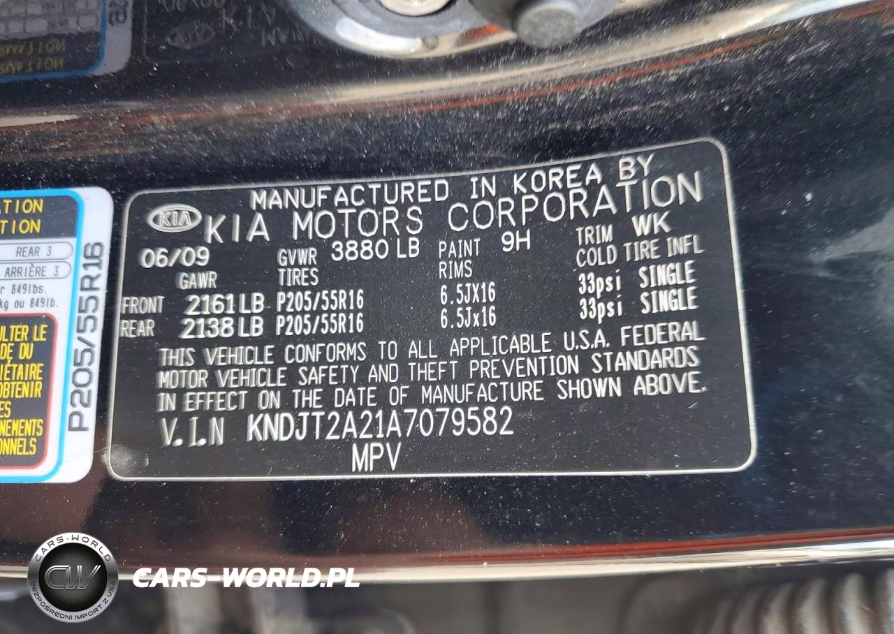 2010 Kia Soul + VIN:KNDJT2A21A7079582 - 13
