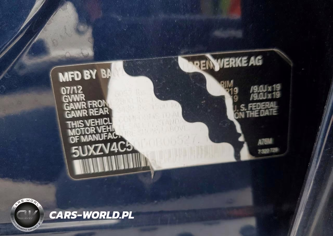 2013 BMW X5 xDrive35I VIN:5UXZV4C50D0B06527 - 13