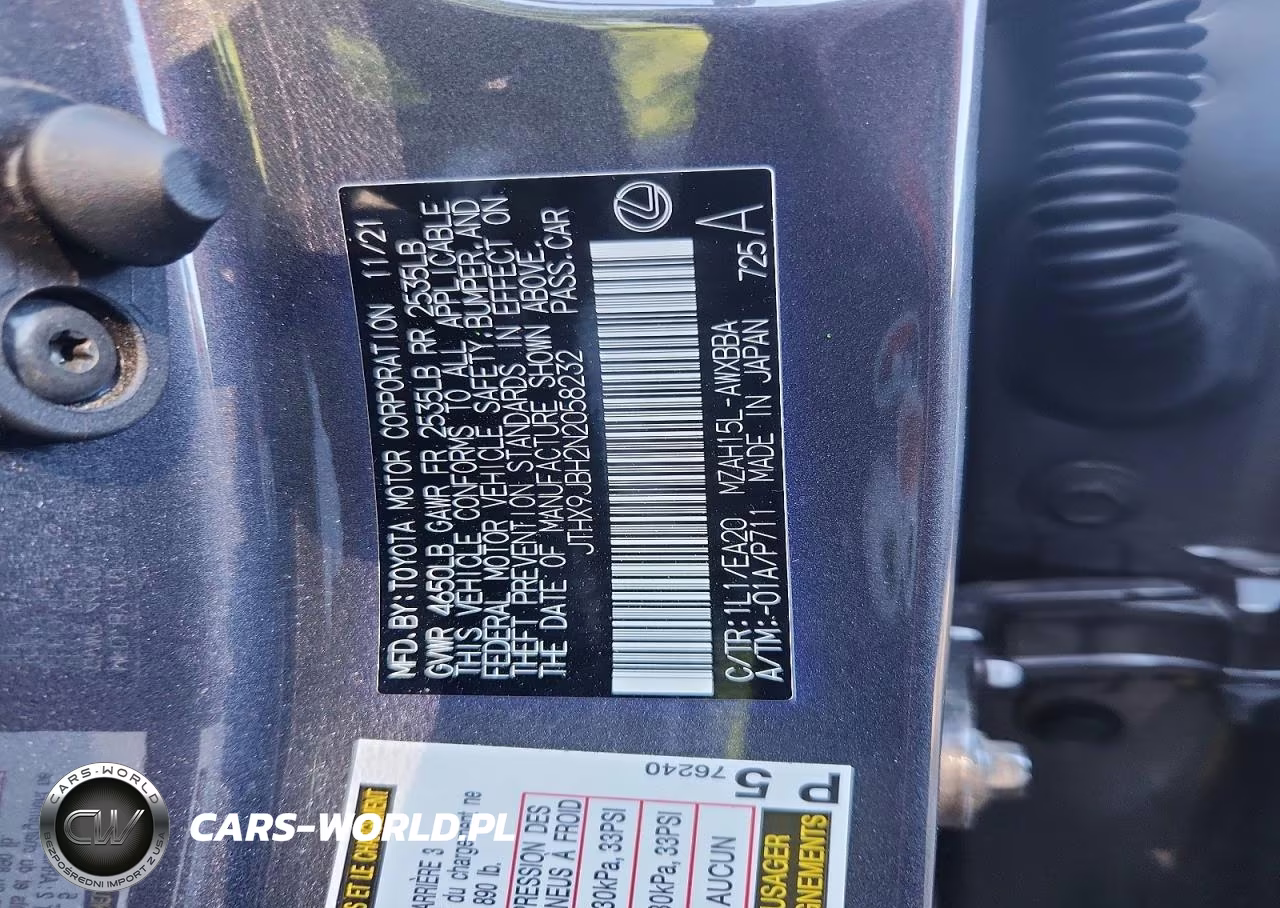 2022 Lexus Ux 250H Base VIN:JTHX9JBH2N2058232 - 12