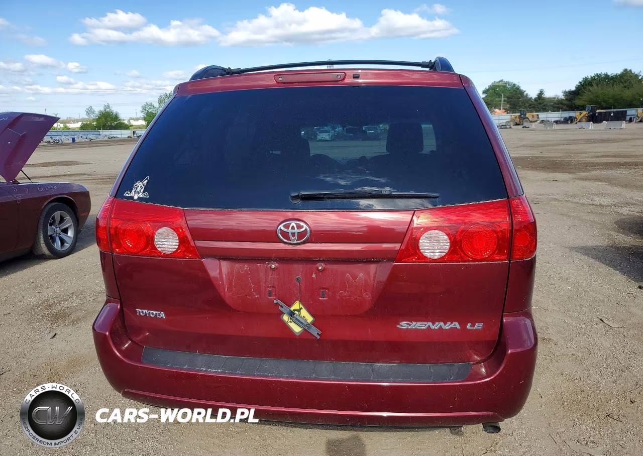 2008 Toyota Sienna Le 7-Passenger VIN:5TDZK23C38S162006 - 6