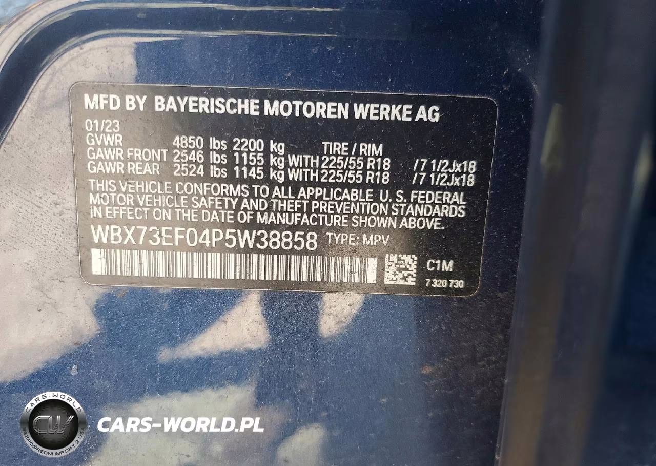 2023 BMW X1 xDrive28I VIN:WBX73EF04P5W38858 - 13