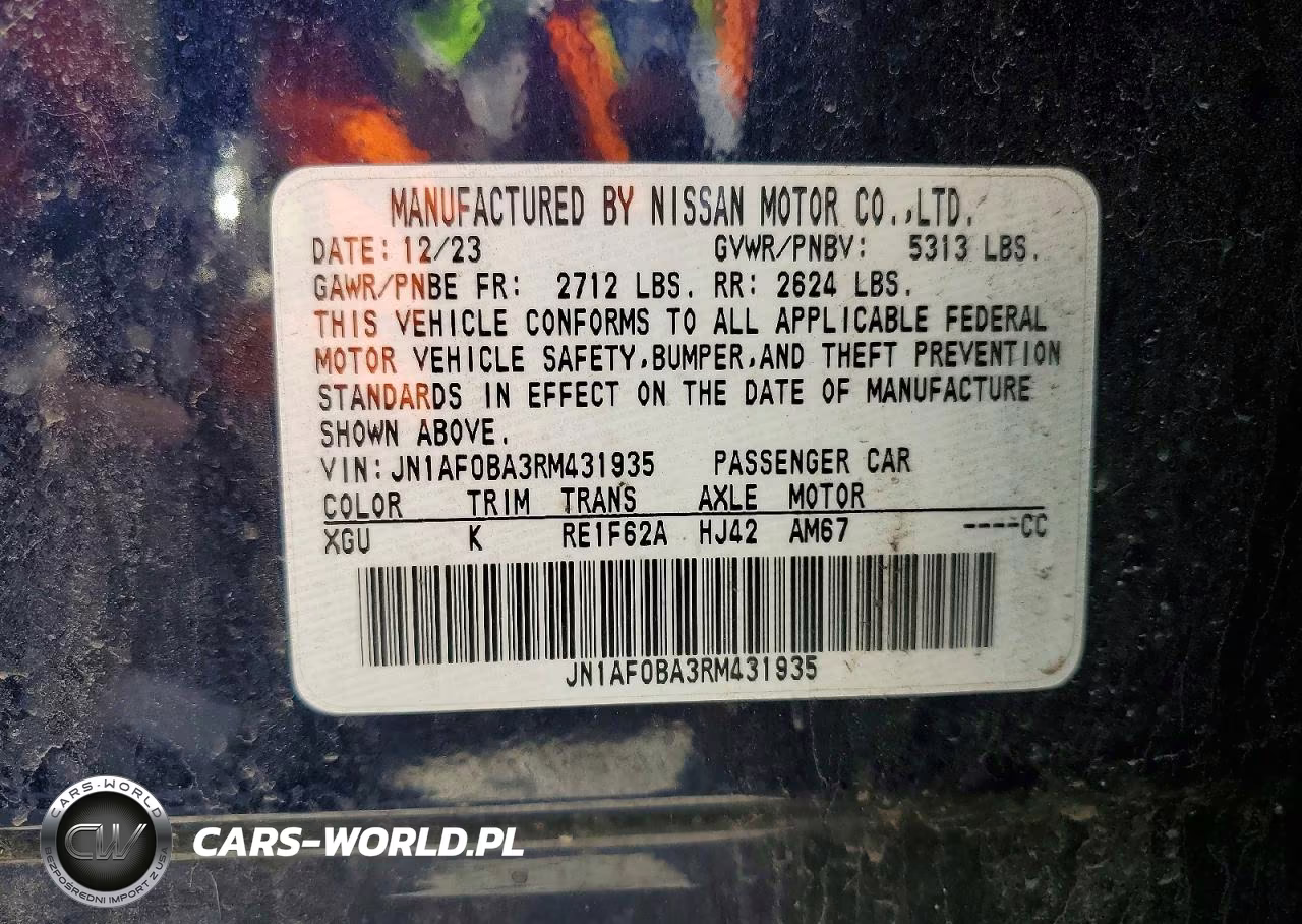 2024 Nissan Ariya Engage VIN:JN1AF0BA3RM431935 - 12