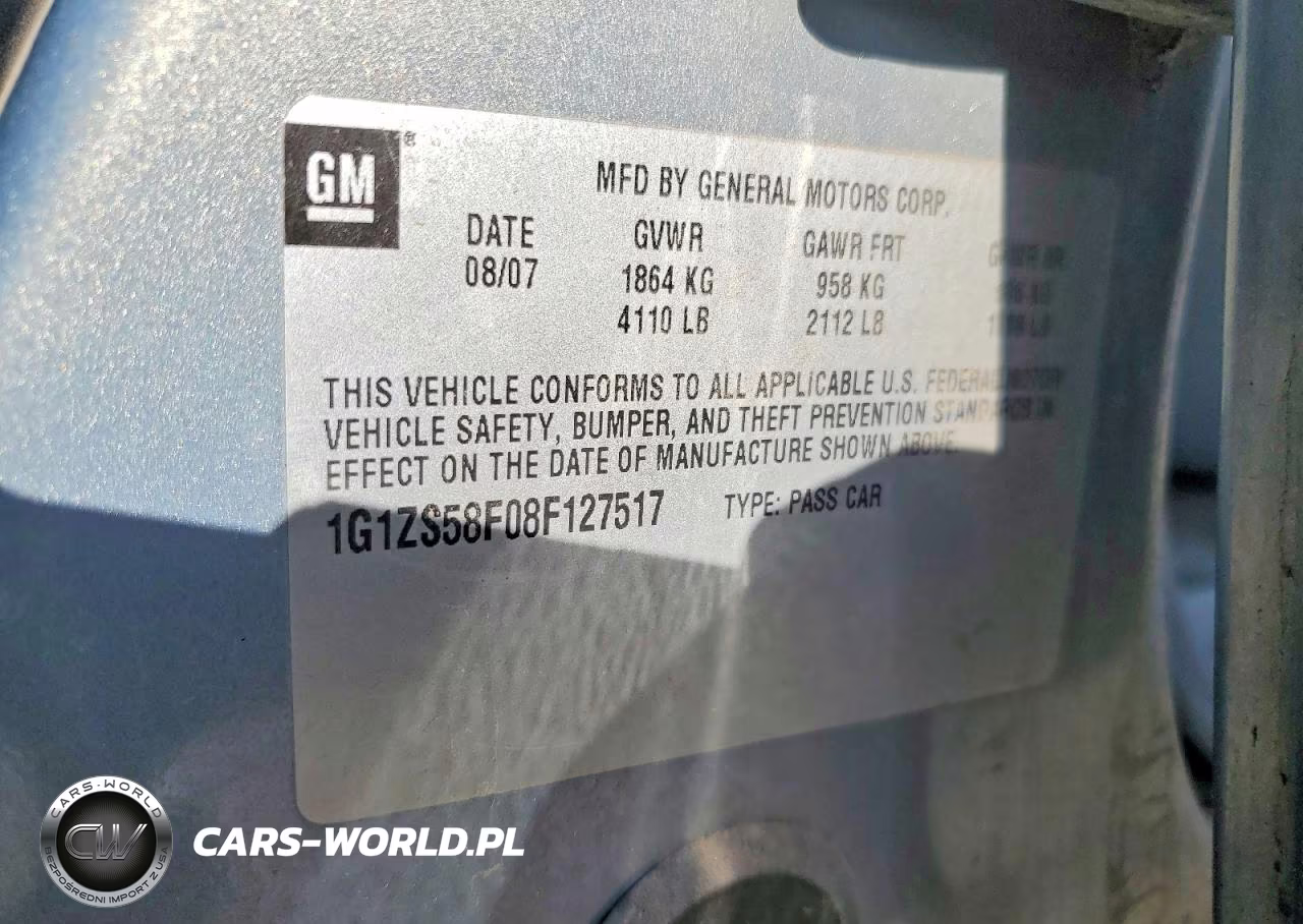 2008 Chevrolet Malibu Ls VIN:1G1ZS58F08F127517 - 12