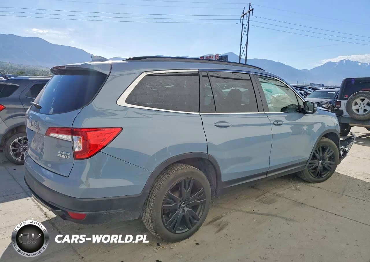 2022 Honda Pilot Se VIN:5FNYF6H22NB063328 - 3