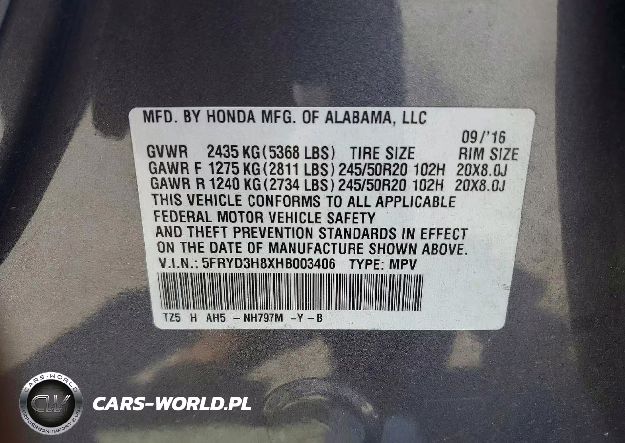 2017 Acura Mdx Advance VIN:5FRYD3H8XHB003406 - 13