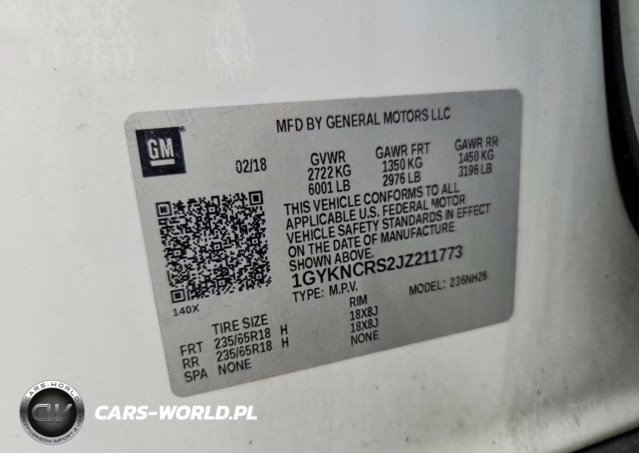 2018 Cadillac Xt5 Luxury VIN:1GYKNCRS2JZ211773 - 14