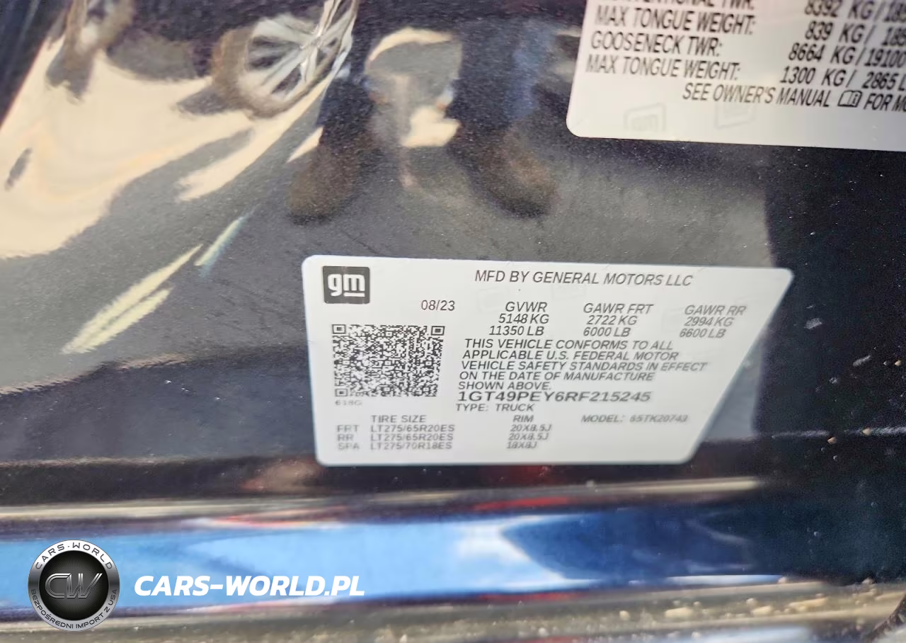 2024 GMC Sierra K2500 At4 VIN:1GT49PEY6RF215245 - 12