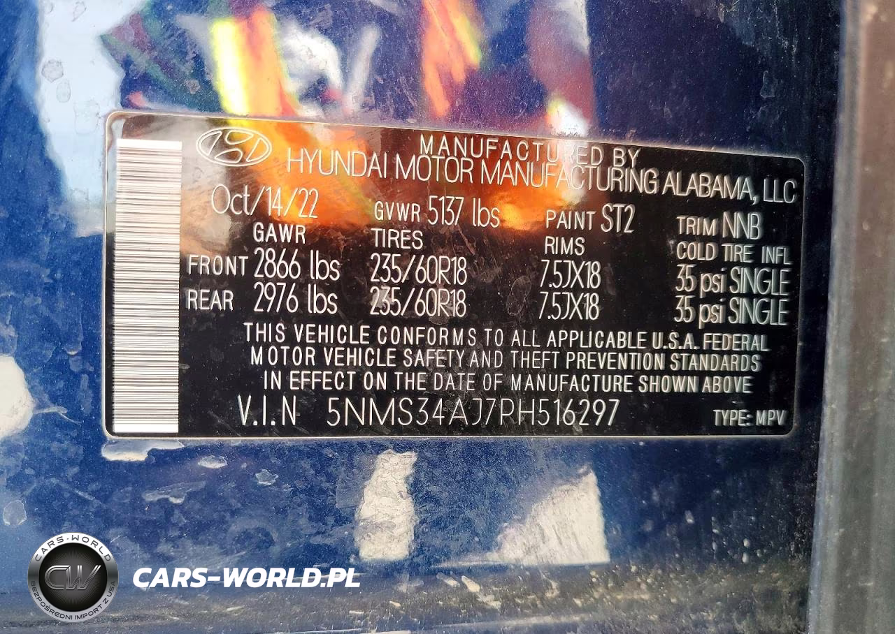 2023 Hyundai Santa Fe Sel Premium VIN:5NMS34AJ7PH516297 - 13