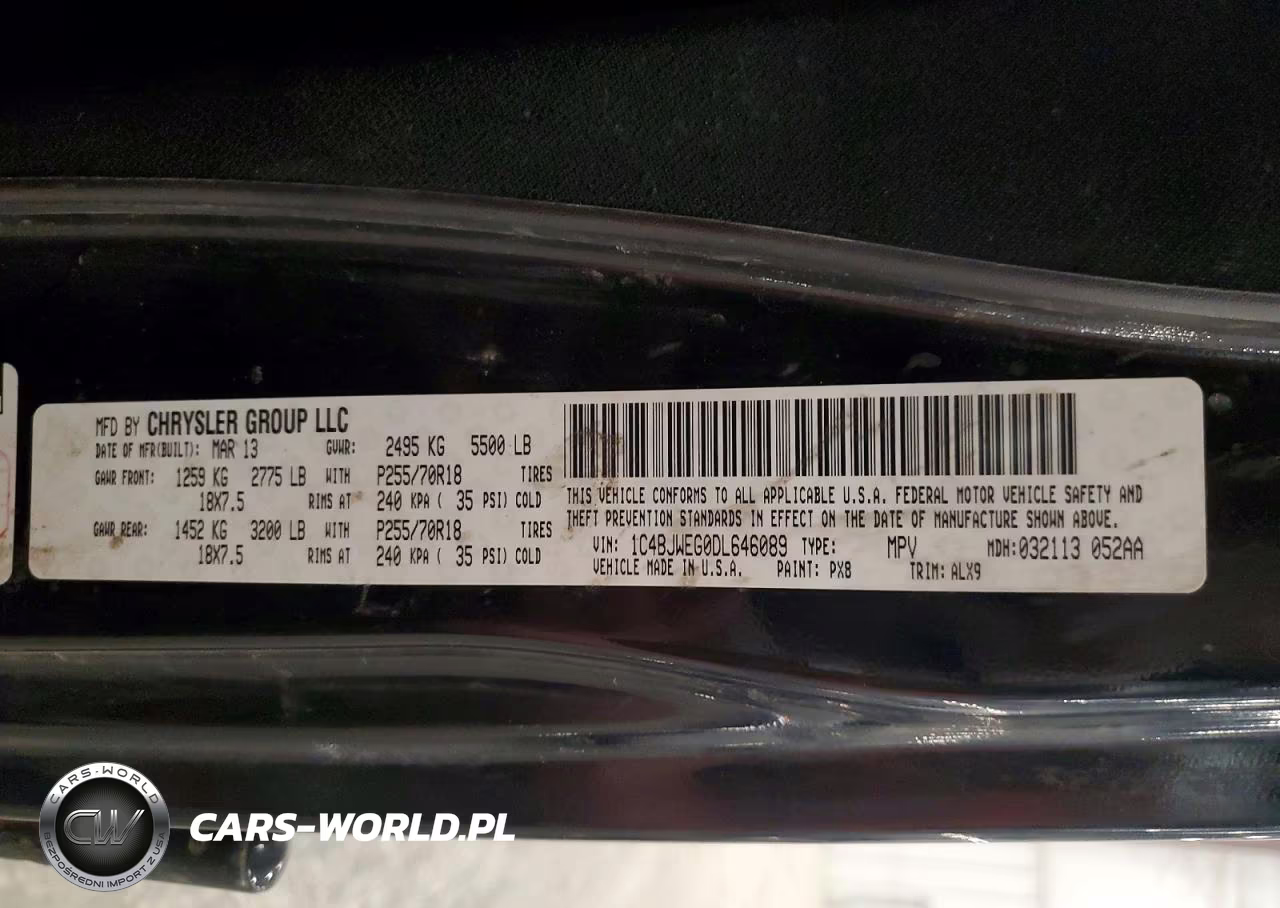 2013 Jeep Wrangler Unlimited Sahara VIN:1C4BJWEG0DL646089 - 13