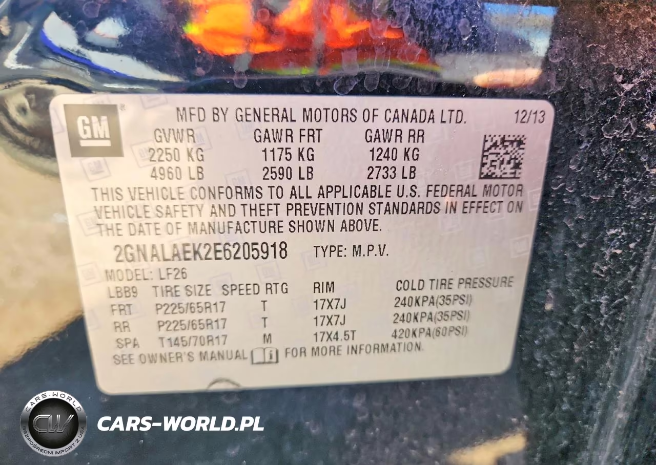 2014 Chevrolet Equinox Ls VIN:2GNALAEK2E6205918 - 13