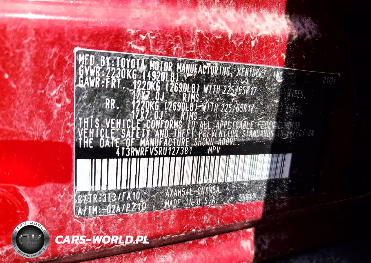 2024 Toyota Rav4 Hybrid Xle VIN:4T3RWRFV5RU127381 - 12