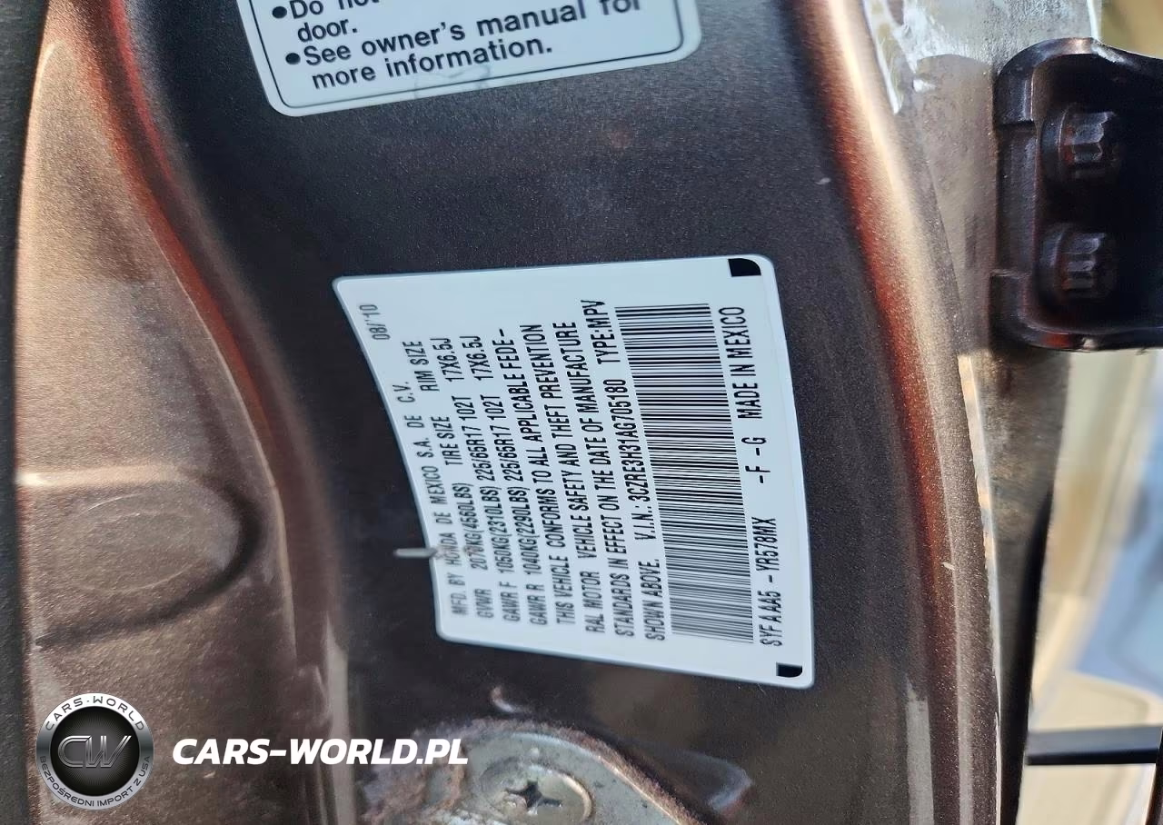2010 Honda Cr-V Lx VIN:3CZRE3H31AG705180 - 14