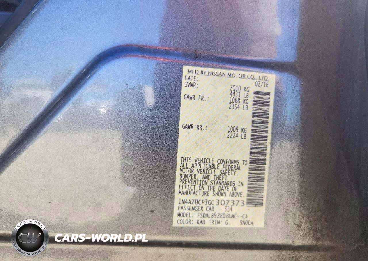 2016 Nissan Leaf S VIN:1N4AZ0CP3GC307373 - 12