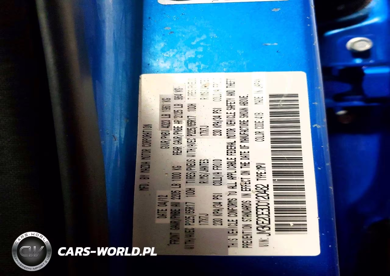 2013 Mazda Cx-5 Touring VIN:JM3KE2CE3D0120482 - 12